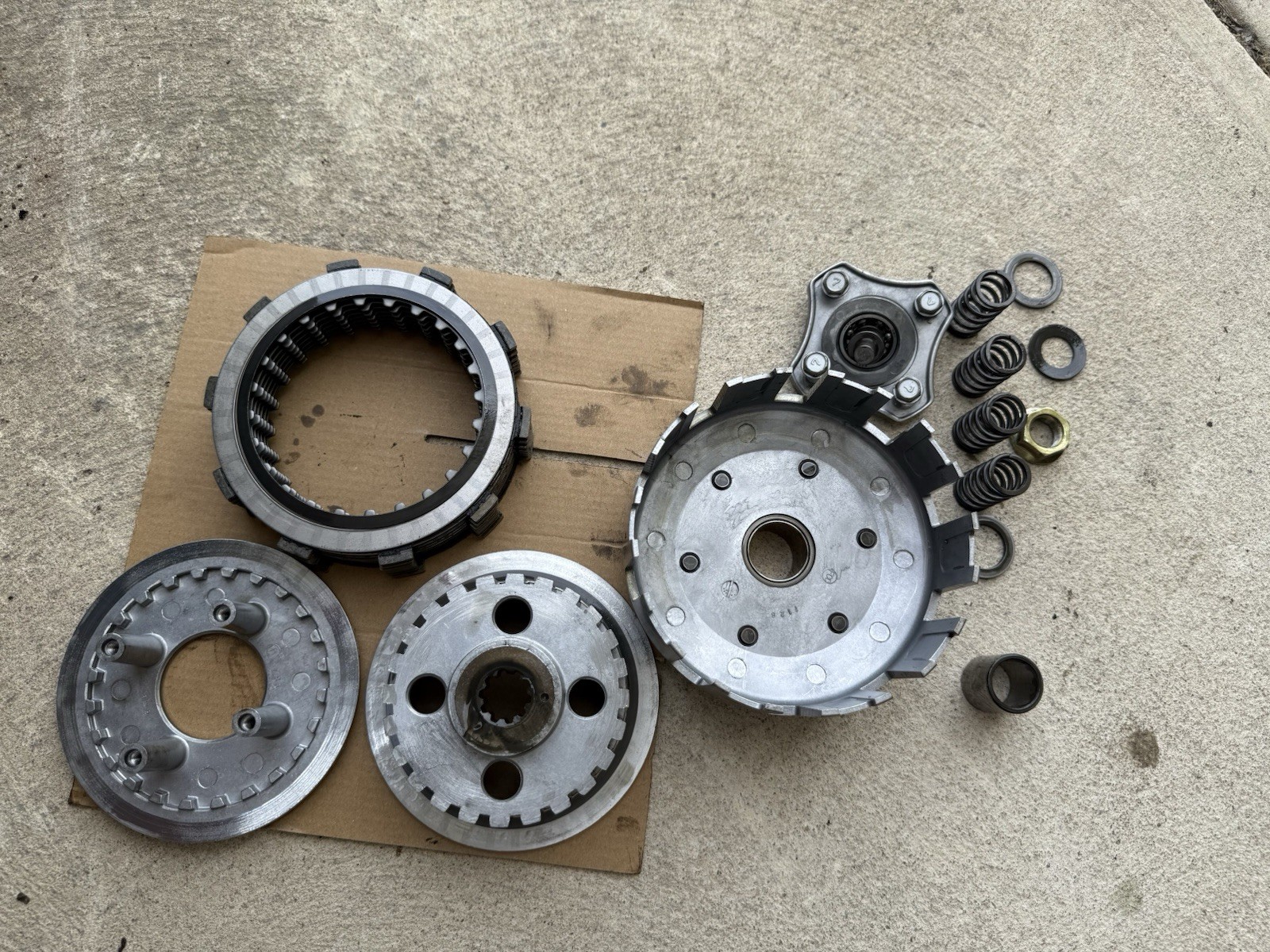 Kawasaki KDX200 KDX 200 Clutch Kit Assembly Plates Boss Basket OEM Genuine Part