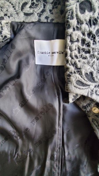 Women Frankie Morello Coat Black Wool 40 / L / 48