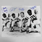 The Fearsome Foursome Signed Photo 16x20 Rams (4) Deacon Jones, Rosey Grier e...