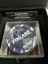 Fanatics Under Wraps Mikko Rantanen Avalanche Auto 4 nation Hockey Puck