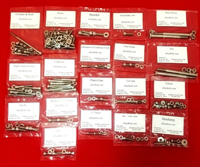 Harley Vrod V-Rod Vrsc Polished Engine Bolt Screw Stainless Kit