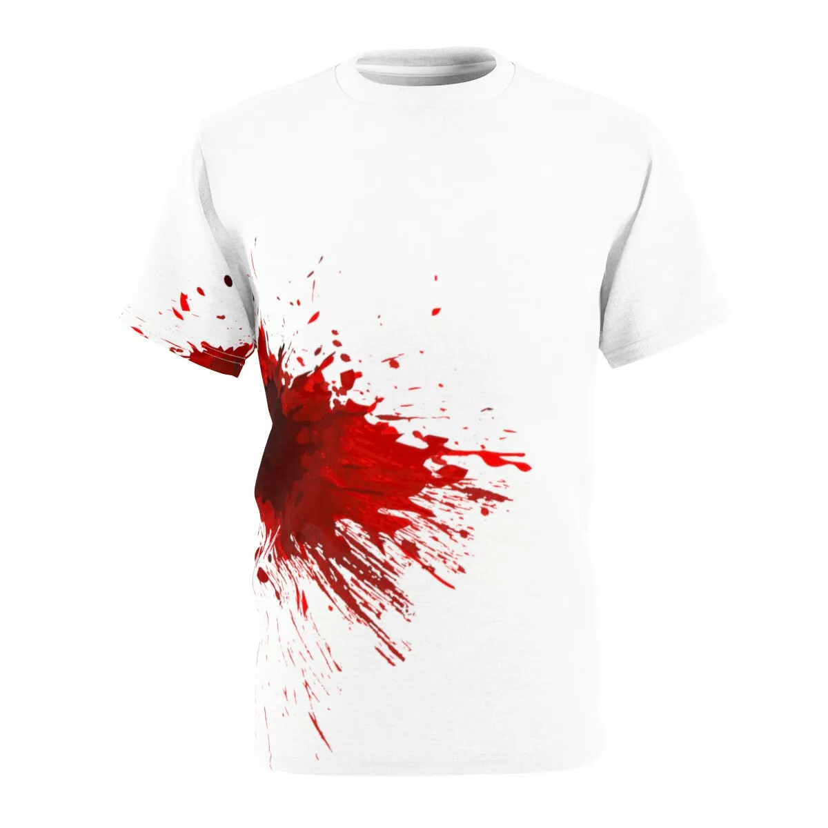 Blood Stain T-Shirt Bloody Wound Bleeding T-Shirt Bloody Short Sleeve T- Shirt | eBay