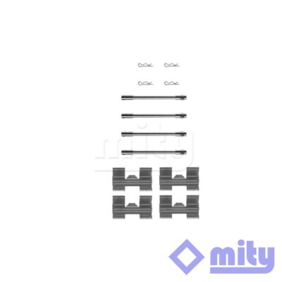 Fits Land Rover 90 1984-1990 110 1983-1990 Brake Pads Fitting Kit Front Mity