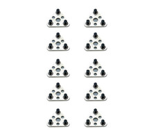 10 Shurlite Triple 3-way Replacement Flints for Torch Welding Striker/Lighter