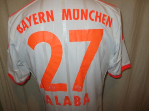 FC Bayern München Original Adidas Auswärts Trikot 2012/13 + Nr.27 Alaba Gr.S- M - Picture 2 of 8