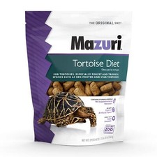 Mazuri Tortoise Food Pellets for Tropical and Forest Species 1.25 Pound Pack