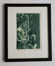 JASPER JOHNS Original LIMITED EDITION Lithograph SIGNED Museum Framed ULAE