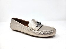 Coach Margot Champagne Metallic Leather Loafer FG2955 Size 7.5