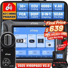 2025 XTOOL X100 PAD3 Car key Programmer & Aut...