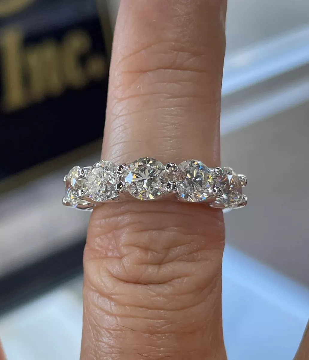 Chanel Diamond White Gold Band Ring