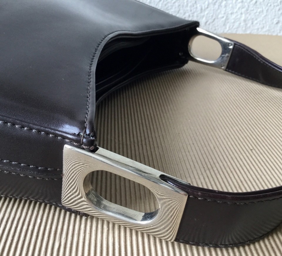 Sac à Main Noir Duo Lynx Porté épaule - Simili Cuir, Occasion En état Neuf