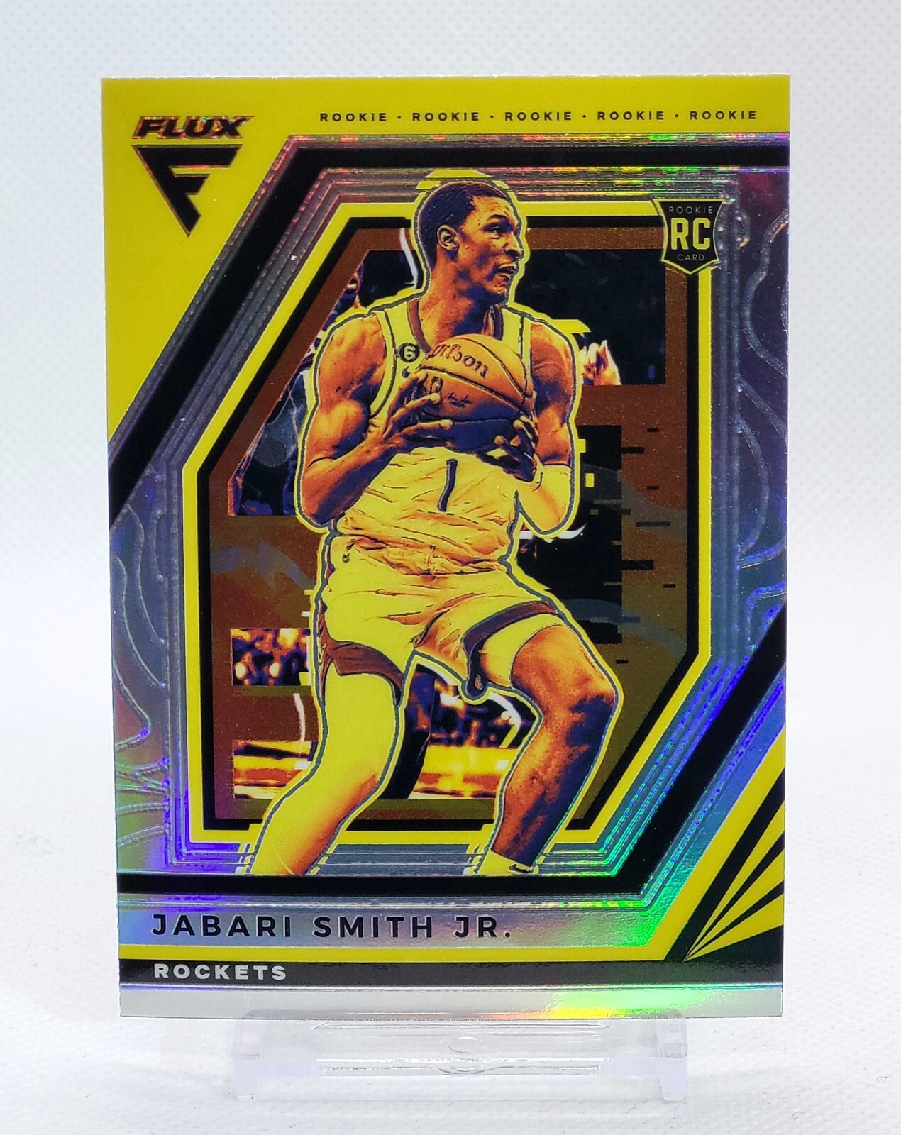 2022-23 Panini Flux Rookie Jabari Smith Jr. Silver Prizm #201 RC