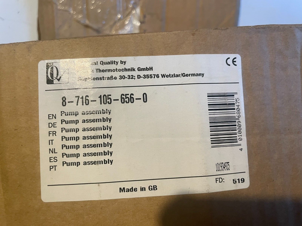 WORCESTER 24I 28I JUNIOR BOILER PUMP ASSEMBLY8716119826 was 87161056560