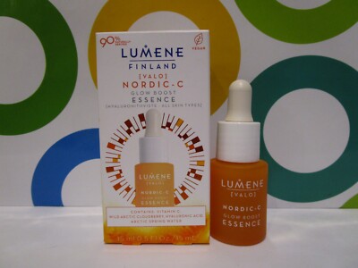 LUMENE ~ NORDIC-C GLOW BOOST ESSENCE ~ 0.5 OZ