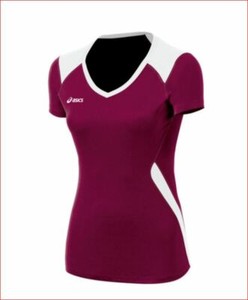 magliette asics donna rosso