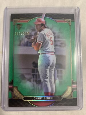 Johnny Bench 2022 Topps Triple Threads #92 Numbered 153/259