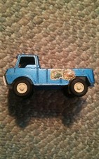 000 Vintage 1969 Tootsie Toy Wheelie Wagon Blue Pick Up Truck Die-cast