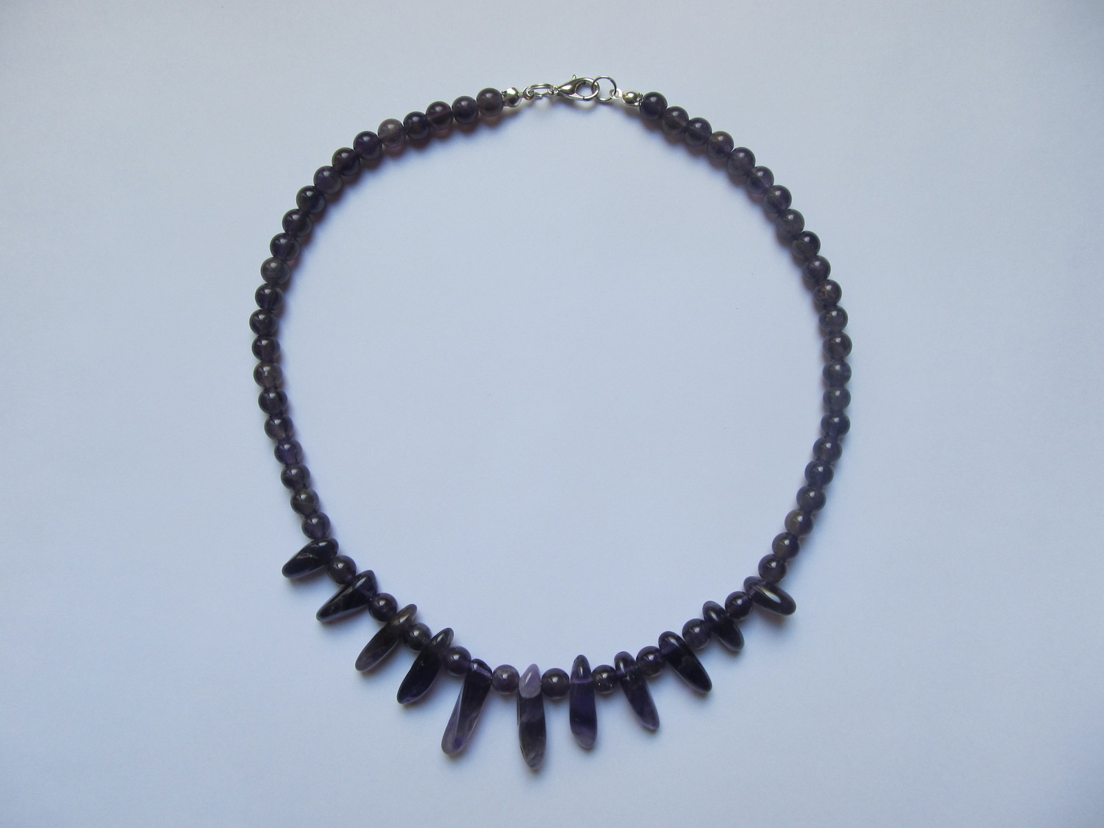 Collier améthyste de sagesse et perles naturelles pour équilibrer vos énergies