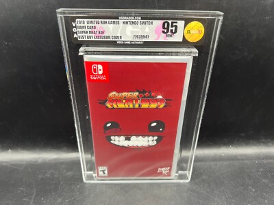 Super Meat Boy LRG Nintendo Switch VGA 95 FACTORY SEALED WATA