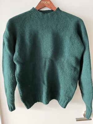 Bosie Harley's of Scotland 4-Ply Shetland Wool Forest Green