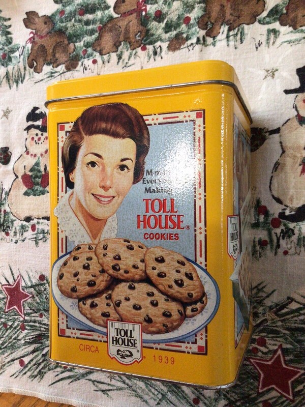 Vintage Toll House Cookie Tin