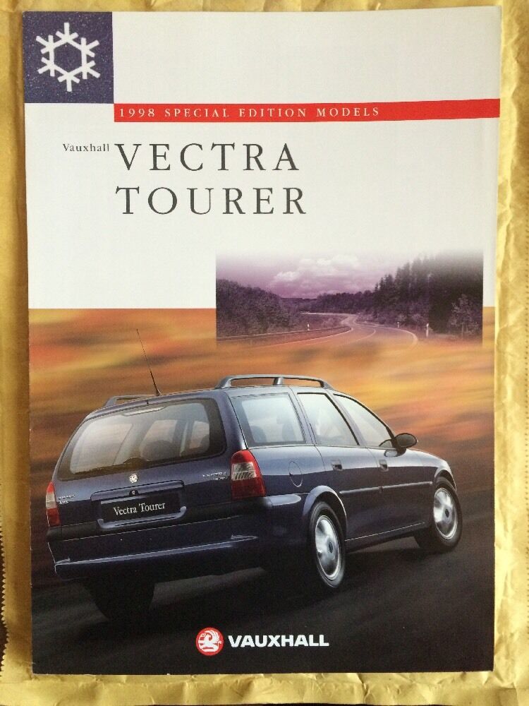 VAUXHALL VECTRA TOURER SPECIAL EDITION RANGE 1998 CAR BROCHURE ESTATE 2.0D 1.8i