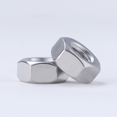 201 Stainless Steel Hexagon Nut Extra Fine Thread Pitch M3 M4 M5 M6 M8 M10 - M16