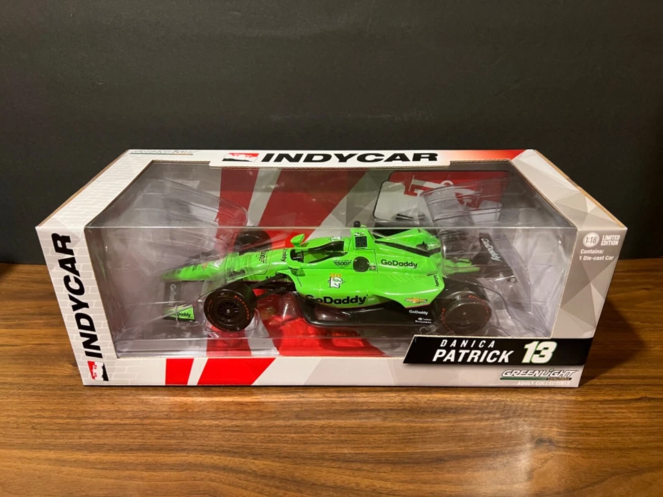 Danica Patrick 2018 #13 GoDaddy Indy Car 1/18 - Image 4 of 4
