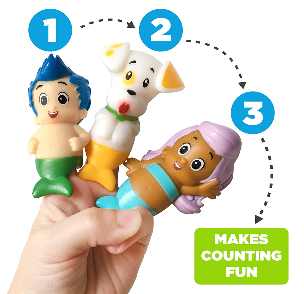 Nickelodeon Bubble Guppies Finger Puppets Educational, Party