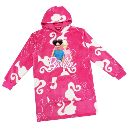 Girls Barbie Personalised Hoodie Oversized Soft Blanket Hoodie