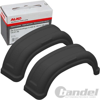 Parafango per rimorchio 13-14 passaruota piatto 676/190mm