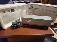 1993 FIRST GEAR MACK Model B-61 Tractor & Trailer R-C Motor Lines #19-1156 RARE 