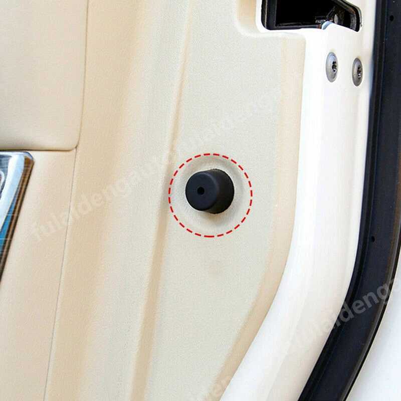 For Nissan Armada 2011-2024 Black Rubber Car Door Guard Cushioning Granular Pad Foto 3 de 4