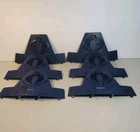 GI JOE 1986 COBRA TERROR DROME PARTS Upper Rampart Panels Set Of 6