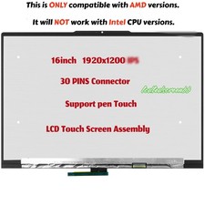 16" LCD Touch Screen Display Assembly for Lenovo IdeaPad 5 2-in-1 16IAL10 83KS