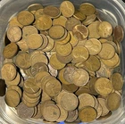 1909-1958 Lincoln Wheat Cent Penny 500ct Bulk Lot PDS Mint Marks Actual Photos