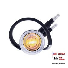 39934 3 LED 3/4" Mini Light with Stainless Steel Bezel Clearance/Marker -