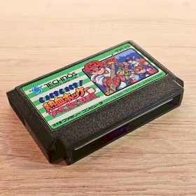 KUNIO KUN Ike ike Nekketsu HOCKEY Nintendo Famicom NES Japanese ver Cleaned