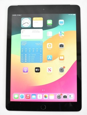 Apple iPad 6th Gen 32GB Wifi + Verizon Cellular MR6R2LL/A  Space Gray Grade B