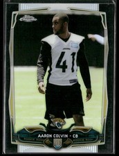 2014 Topps Chrome #201 Aaron Colvin Black Refractors #/299