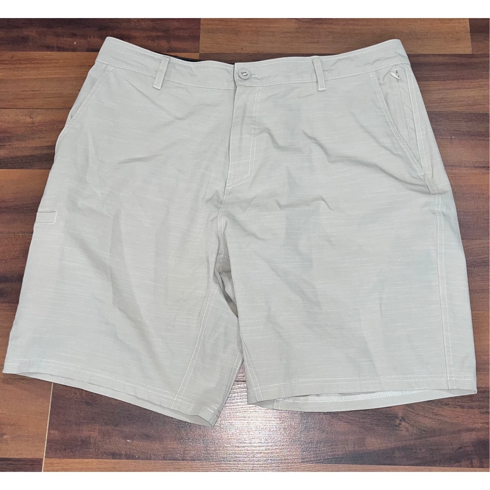 AFCO American Fishing Tackle Co. Mens Shorts Size 38 Beige Outdoor