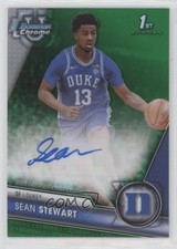 Sean Stewart Bowman 2023/24 Green Refractor /99 Auto