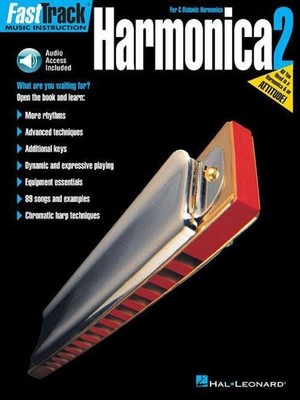 Blake Neely (u. a.) | Fasttrack Harmonica Method Book 2 - Book/Online Audio