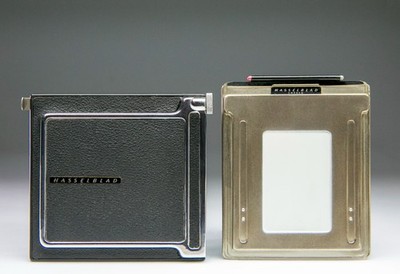 Hasselblad 41017 Sheetfilm Adapter + 51012 Chassis X Folien Topset 6x9