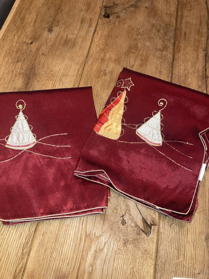 Weihnachtstischdecke und -läufer  pflegeleicht