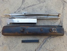 Antique or Vintage - THE HAMILTON Chrome Music Stand with Leather Case, Early