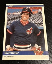 1984 Fleer Update Brett Butler #U-21 NM/Mint