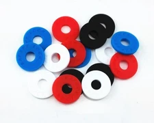 Honbay 16pcs Mix Color Rubber Protector Premium Strap Locks 
