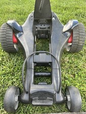 Stewart Q Follow Electric Golf Push Cart 18-Hole Battery 