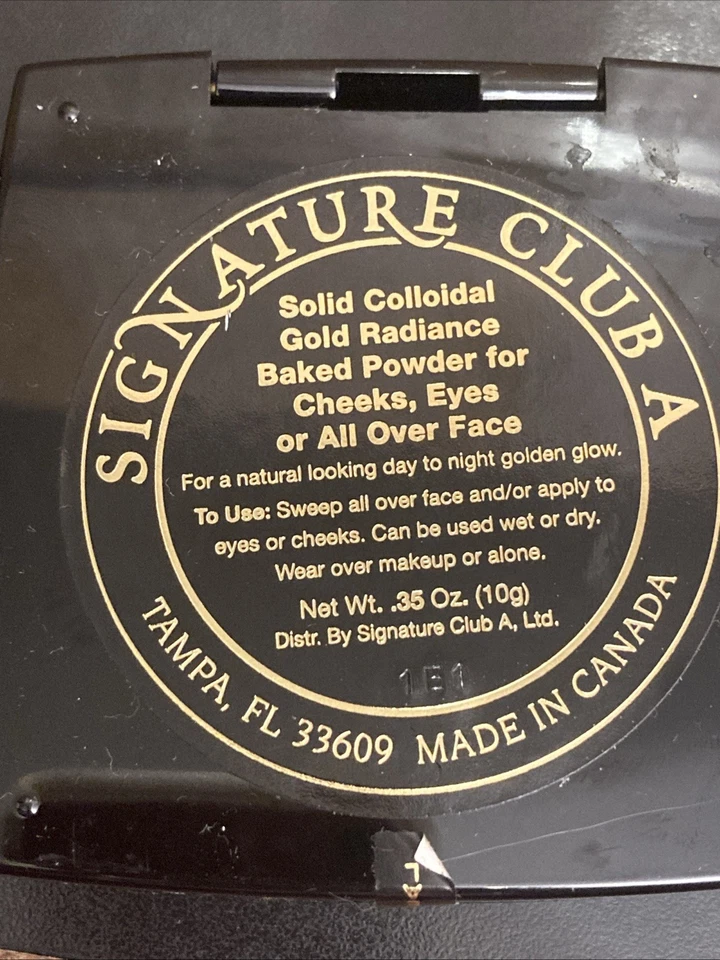 SIGNATURE Club A Colloidal Gold Radiance Baked Powder by Adrienne 0.35oz/10g - Image 4 of 4
